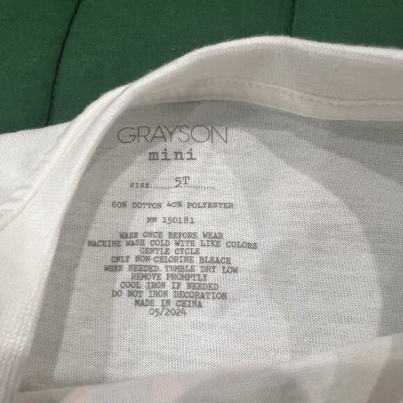 Grayson Mini Toddler Girl 5T Endless Paradise Short Sleeve Graphic Tee - Picture 3 of 3